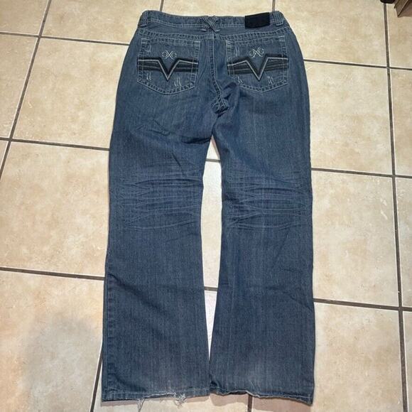 Y2K Xtreme Couture Jeans Men’s 36x32 Straight Leg Blue Dark Wash Pants - Picture 10 of 11